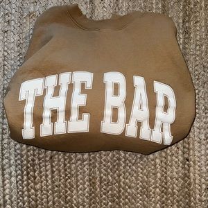 THE BAR VARSITY CREWNECK SWEATSHIRT. XXL. Lightly Worn.